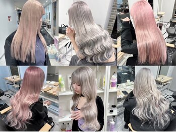 あるじゃんすー 千葉店の写真/【Wカラー・カラーが得意】ホワイト/ピンク/オリーブ/シルバー系もお任せ◎Wカラー¥13000/カラー¥5998 