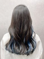フーチー クーチー アマティー 豊中店(FUCHI KUCHI amati)&nbsp;@fuchi_kuchi.okada［豊中,髪質改善ブリーチ/インディゴブルー］