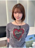メルティカラー似合わせカットウェーブミディアム縮毛矯正