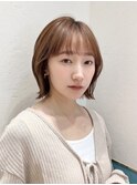 ミニウルフレイヤーカット顔周り前髪韓国ショートボブ/立川