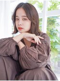 ANGELICA  外はねナチュラルボブ ことりベージュブラウン