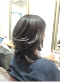 30代40代50代/ウルフレイヤー/巻き髪レイヤー/ミディアム
