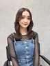 【ウエラシステムTR】カット＋透明感カラー＋システム5ステップTR ￥10450