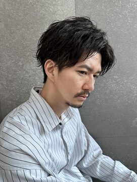 ロンドアベニール 北千住(Lond avenir) スパイキーショートニュアンスパーマスペインカールメンズ北千住