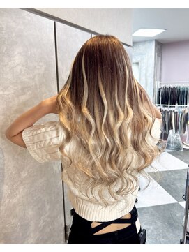 ガルボヘアー 心斎橋店(garbohair) 心斎橋プルエクステプルシールハイトーンギャルスタイル♪