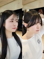 アンジュレーブ(AngeReve)&nbsp;前髪カット・顔周りカットで大変身★レイヤーカットお任せ下さい
