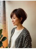 まわりと差がつく大人ショート×ヘーゼルブラウン