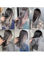 サイ アオヤマ(sai AOYAMA)&nbsp;インナーカラー/イヤリングカラー/韓国風ヘア/まとめ