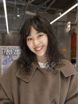 ピークアブー 原宿ハラカド(PEEK-A-BOO) ☆パーマ抜け感透明感ミディアムカットレイヤー20代30代原宿