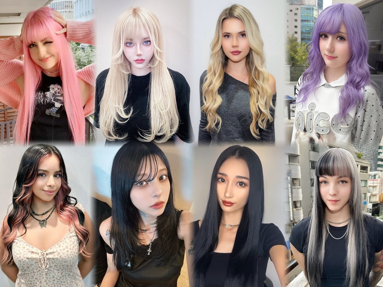 シールエクステ 黒染めに関する美容院・美容室・ヘアサロン エクステ