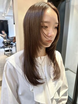 シータ(sheta) 【表参道sheta/中澤】小顔ネビージュワンレンレイヤーボブルフ