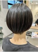 【美シルエット】丸みショート　ショートボブ