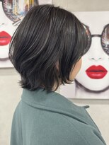 エーバイフー 江坂店(A BY WHO) A BY WHO江坂/ボブウルフ/ブルージュ/透明感カラー