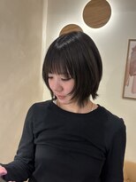 ラヴィズム 名駅店(LUVISM)&nbsp;ボブ/レイヤー/パーマ/顔周りレイヤー/ミディアム/艶カラー
