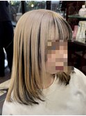 レイヤーカットにアンブレラカラーが相性抜群