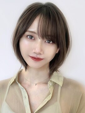 セイドット オモテサンドウ(Say. omotesando) Say.顔周りカット前髪レイヤーボブミディアムひし形シルエット