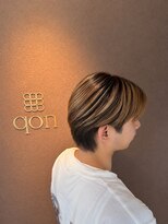 クオン 藤崎店(qon)&nbsp;毛流センターパート/髪質改善/縮毛矯正/早良区/藤崎/西新/美容室