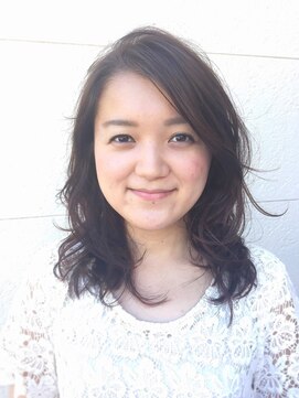 デジャヴヘアー 西千葉(Dejave hair) 無造作ふんわりツヤカラー【リアルお客様】