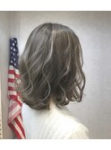【LUFE町田】グレージュハイライトカラー 担当三宅