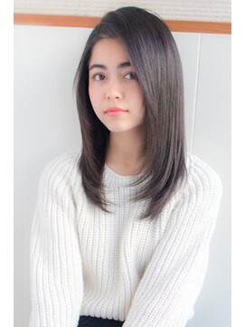 ヘアメイク パッセージノエ 浜田山店(Passage noe) フェアリーストレートエレガンスミディ