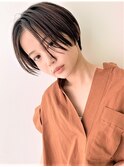 【LAPENSEE NOIR】小顔 ワンサイドショート×ブランジュカラー