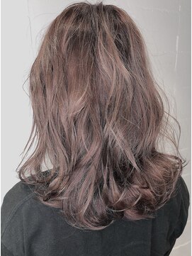 シェル 吉祥寺(shell) ゆるふわミディでピンクバイオレットカラー♪