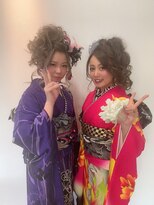ヘアアンドリラクゼーション ジン(Jinn) 成人式のヘアセット