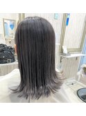 グレージュカラー/カラー/切りっぱなしミディアム◎20代30代