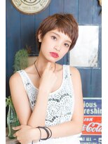 ナチュラルエフ(natural f)&nbsp;【natural-f 豊中】大人かわいい マニッシュショート ボブ☆