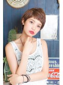 【natural-f 豊中】大人かわいい マニッシュショート ボブ☆