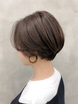 ソーコ 渋谷(SOCO)&nbsp;大人似合わせ前下がりバイオレットハンサムショートボブ＜徳竹＞