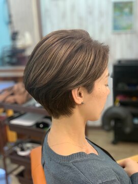 アヤメ(ayame) 【ayame大泉学園】ショート_ハイライト_イルミナカラー