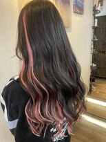 ヘアーグランデシーク(Hair Grande Seeek)&nbsp;編み込みエクステ　ペールピンク☆