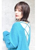 Lien☆外ハネ切りっぱなしボブ×セミウェットスタイリング　立川
