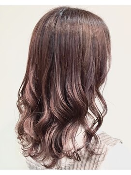 ブレス 芦屋店(brace) 艶々イルミナカラー×チェリーピンク