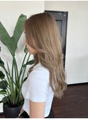 レイヤースタイル×スモーキーベージュ