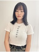 【 YOKE 】プツッとレイヤー顔まわりカット小顔ぱっつん