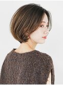 大人かわいい丸みボブ[銀座]
