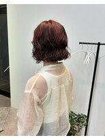 クーラアオヤマ(Cura Aoyama)&nbsp;【ボブパーマ×チェリーカラー】パーマならお任せください！