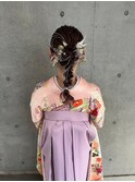 【MILK/MURIEL macoto】卒業式ヘアセット袴アレンジ
