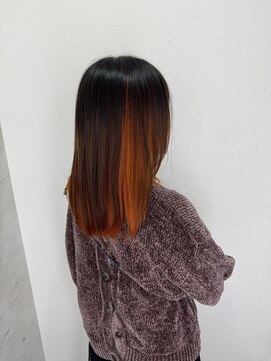 シエル 立川店(CIEL) アンブレラカラー　オレンジ