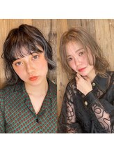 【ダメージを最小限に抑えたブリーチ技術が得意♪】ケアブリーチと繊細な技術で切れ毛ゼロに！