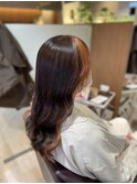 【L by first】オレンジセクションインナーカラー