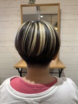 ナティ ヘア ワークス(NATY HAIR WORKS)&nbsp;アンブレラカラー☆ツーブログラデーションマッシュ