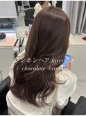 吉岡Style/ワンホンヘア/chocolate brown