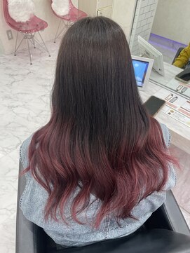 ミニョン(mignon) 韓国/ダブルカラー/ブリーチ/ピンク/学割U24/新越谷/南越谷/草加