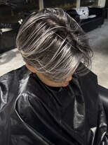 エイチ(H) バレイヤージュ/スペインカール//フェザーパーマ/