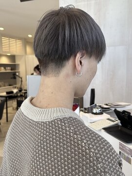 プラス ファースト ヘア(Plus 1st) アッシュグレー×マッシュ