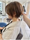 【50代・60代限定】まとまり艶ショートボブ/髪質改善／しらさん