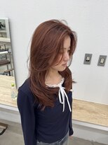 ニュート(Neut )&nbsp;レイヤーカットハッシュカットボルドーカラーチェリーレッド